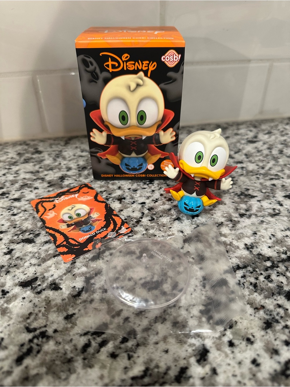 Disney Donald Duck Halloween Cosbi Figure - White, Red & Green